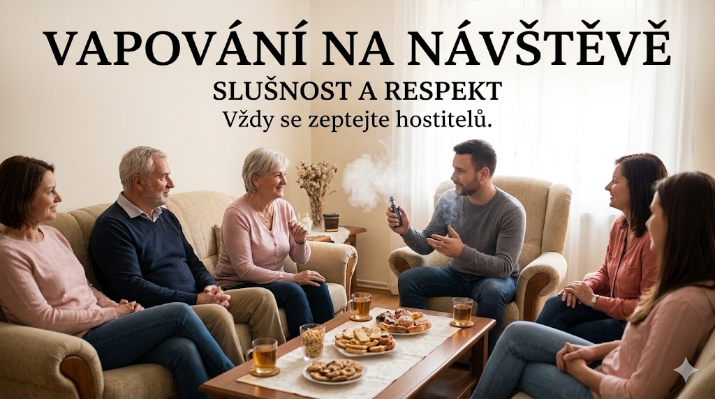 Vapování na návštěvě